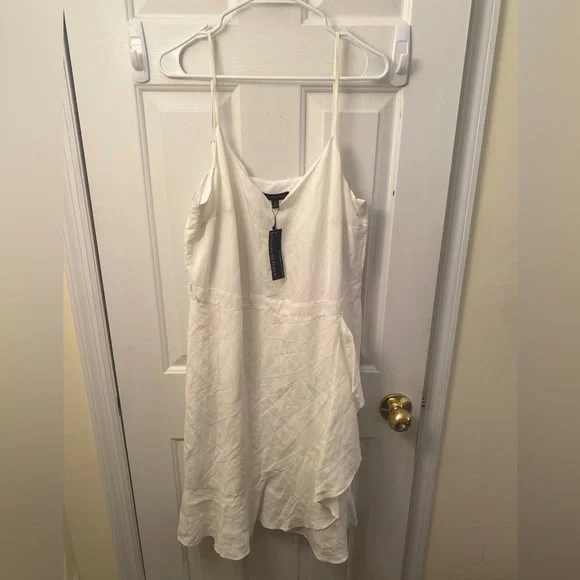 Banana Republic Dresses | Banana Republic White Linen Dress | Color: White | Size: 14 | Lauramcmu's Closet